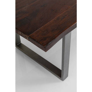 Dark Crude Steel Table