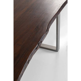 Dark Crude Steel Table
