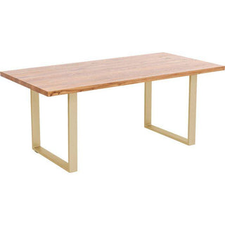 Table Jackie Oak Brass 160x80 - JULIA VENCE STORE