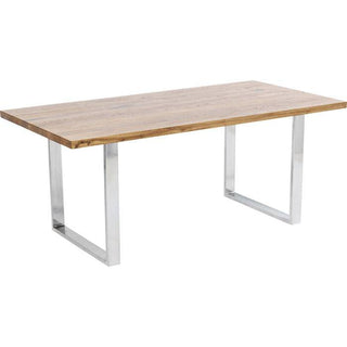 Table Jackie Oak Chrome 160x80 - JULIA VENCE STORE