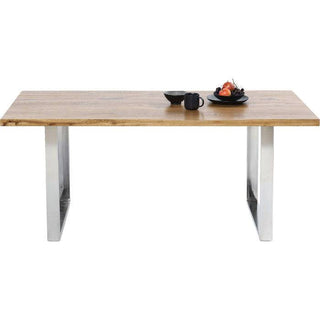 Table Jackie Oak Chrome 160x80 - JULIA VENCE STORE