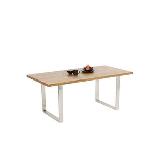 Table Jackie Oak Chrome 160x80 - JULIA VENCE STORE