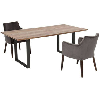 Table Symphony Crude Steel 180x90 - JULIA VENCE STORE