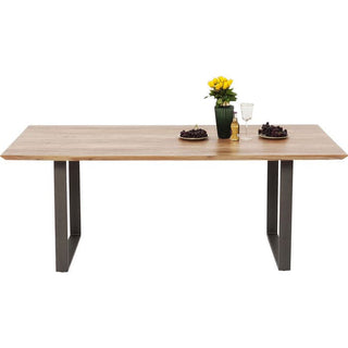 Table Symphony Crude Steel 180x90 - JULIA VENCE STORE