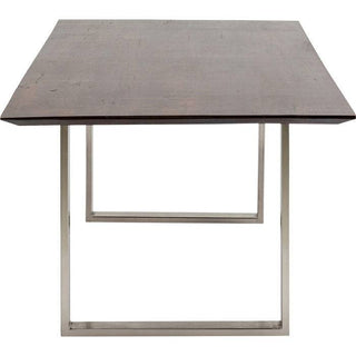 Table Symphony Dark Chrome 180x90 - JULIA VENCE STORE