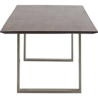 Table Symphony Dark Silver 180x90 - JULIA VENCE STORE