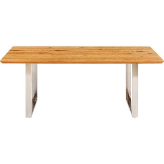Table Symphony Oak Chrome 180x90 - JULIA VENCE STORE