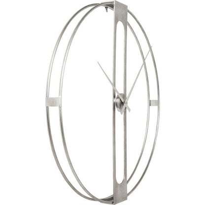 Wall Clock Clip Silver ‚àö√≤107cm - JULIA VENCE STORE