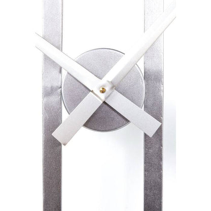 Wall Clock Clip Silver ‚àö√≤107cm - JULIA VENCE STORE