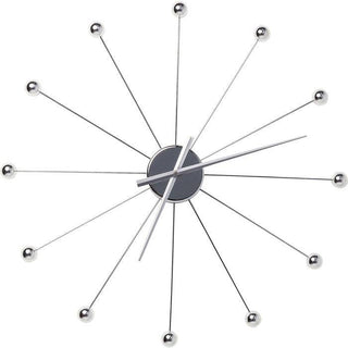 Wall Clock Like Umbrella Balls Chrome - JULIA VENCE STORE