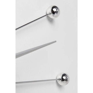 Wall Clock Like Umbrella Balls Chrome - JULIA VENCE STORE