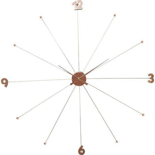 Wall Clock Like Umbrella Rose Gold - JULIA VENCE STORE
