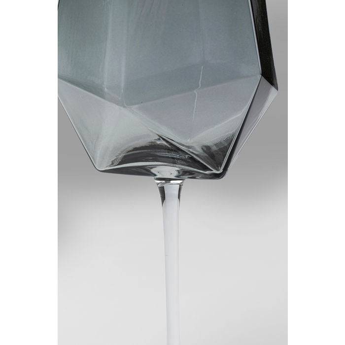 Diamond Smoke Wine Glass