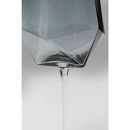 Diamond Smoke Wine Glass