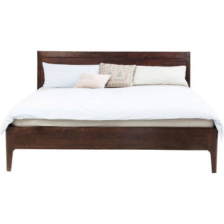 Wooden Bed Brooklyn Walnut 160x200cm - JULIA VENCE STORE